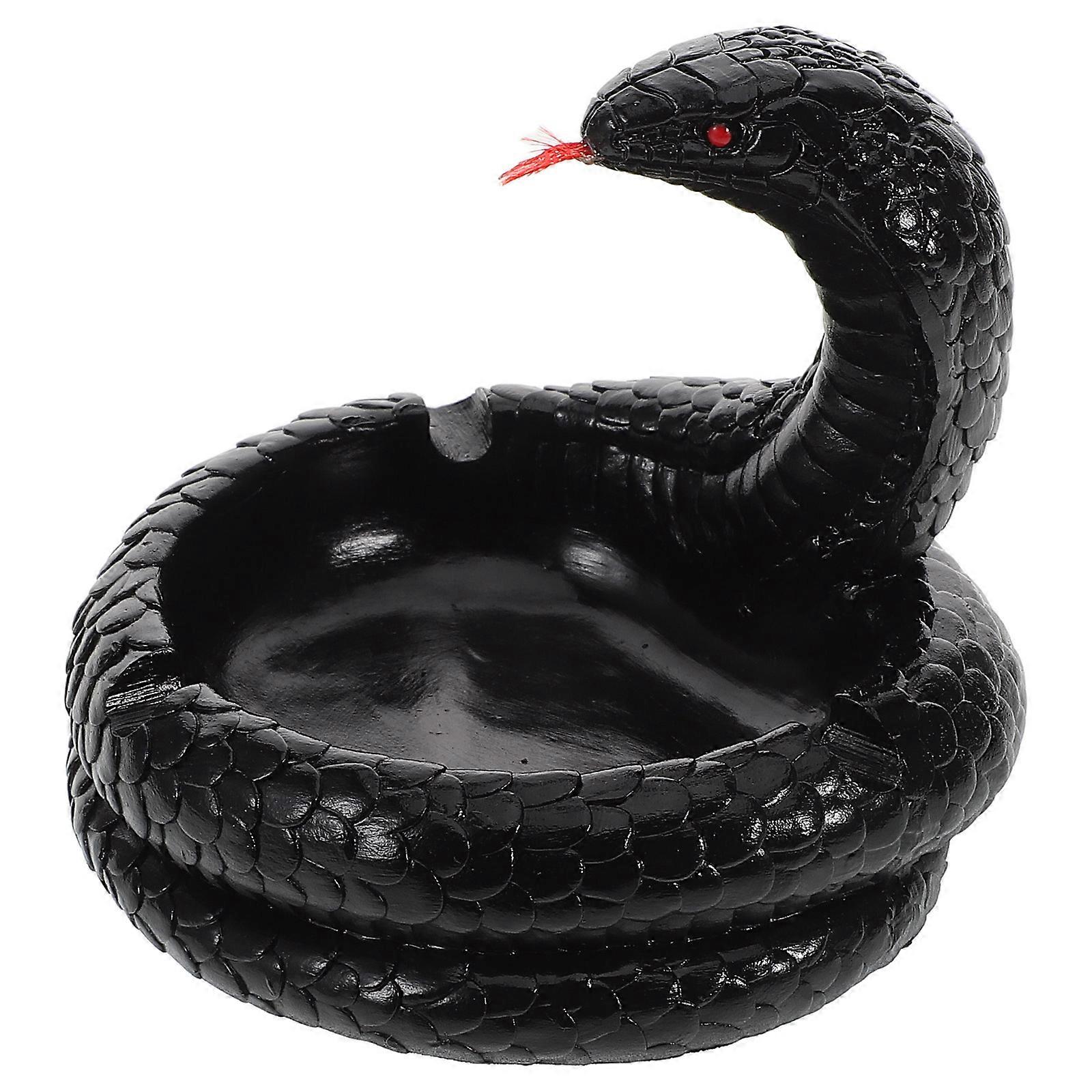 Creative Tray Black Unique Resin Desktop Ornament for Decoration