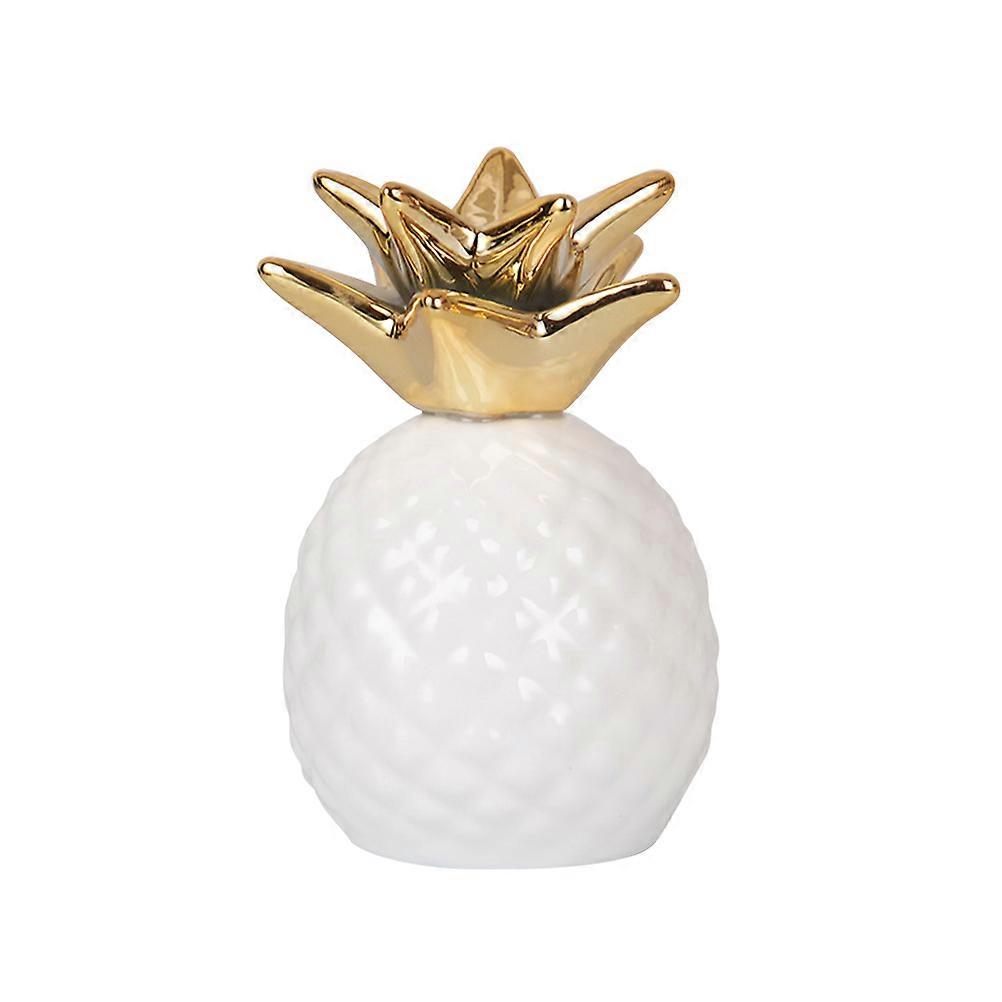 Ceramic Coin Bank Delicate Nursery Decor Pineapple Shape 1Set