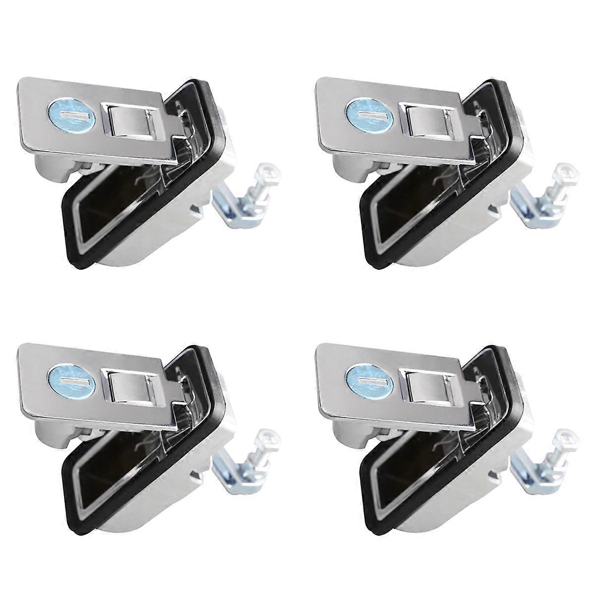 4X Compression Latch Industrial Truck Caravan Kit Tool Box Lock Truck Trailer Lock Panel Push Compre