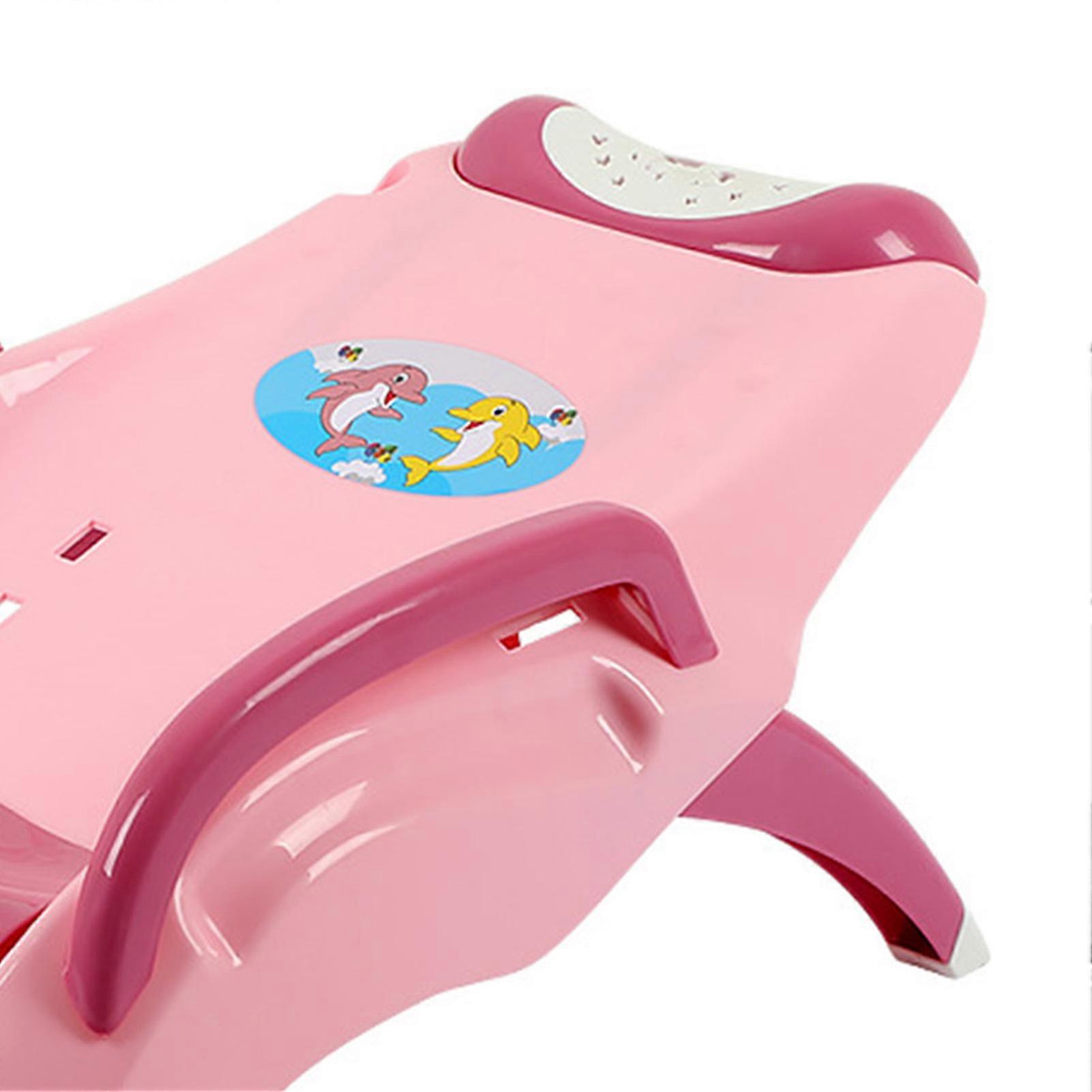 Børn Hårvask Stol Multi Niveauer Ergonomisk Design Foldbar Barn Shampoo Seng Til Hjemmet Frisørsalon Pink 