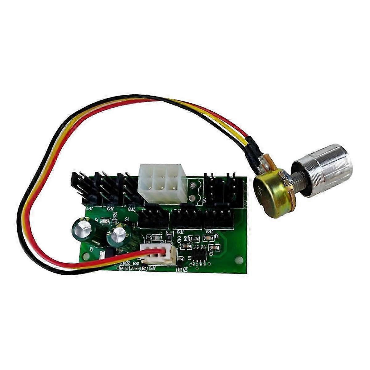 High-Power 8-Channel PWM Fan Hub Speed Controller for Computer Cases