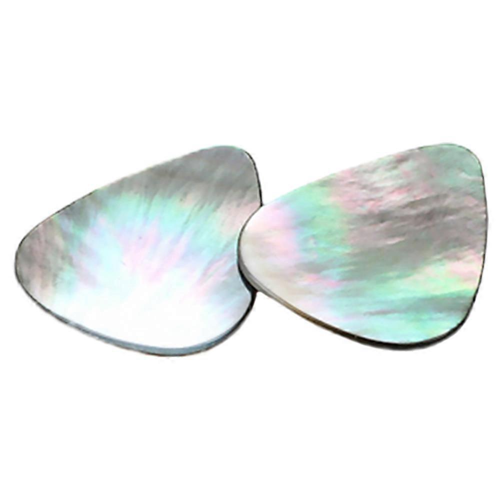 Ukulele Guitar Pick Set for Musical Instrument Use Assorted Color 2pcs