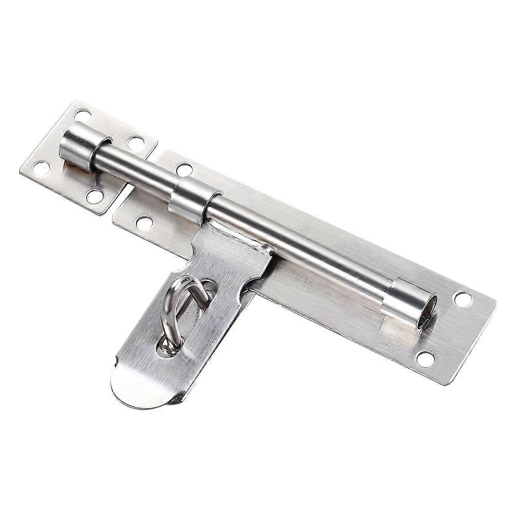 2Pcs 8Inches Durable Stainless Steel Door Lock Buckle Lock Bolt Lock for Door and Window Sliding Lock