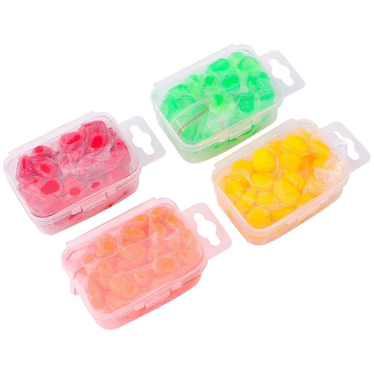 Practical Artificial Corn Baits with Lifelike Appearance for Fishing 200pcs Assorted Color PVC