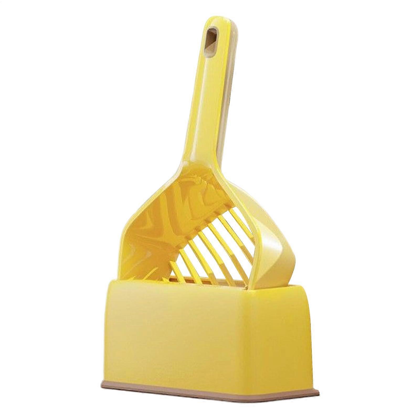 Cat Litter Spatula Set for Kittens, Long Handle Deep Scoop Tray Strainer, Pet Supplies for Easy Daily Cleaning