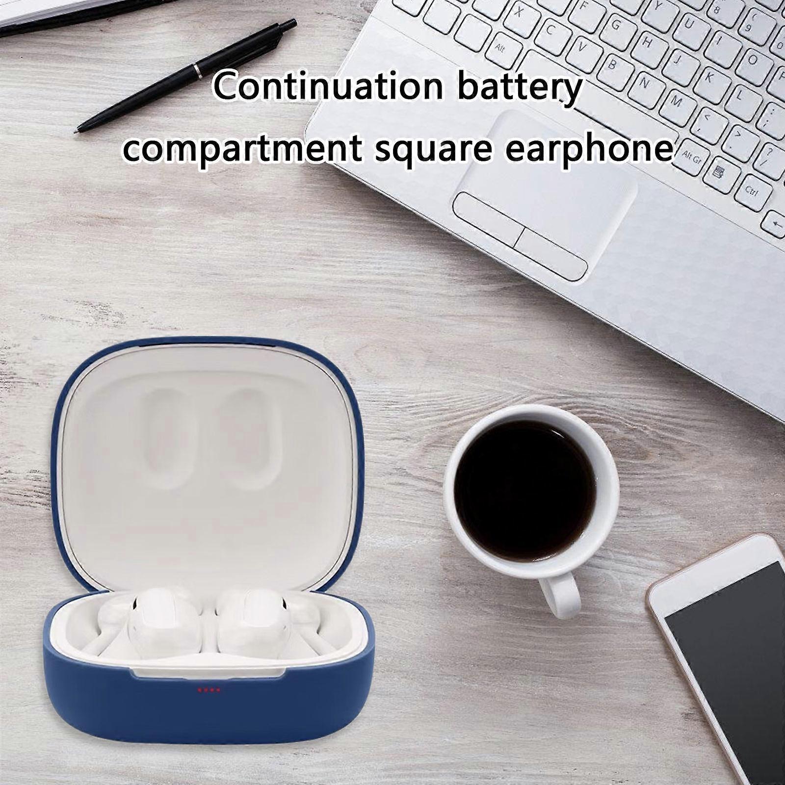 Scratchproof Case Shockproof Skin Wrap for Oladance OWS Square Dustproof Enclosure Housing Washable Sleeve Enhances Grip White
