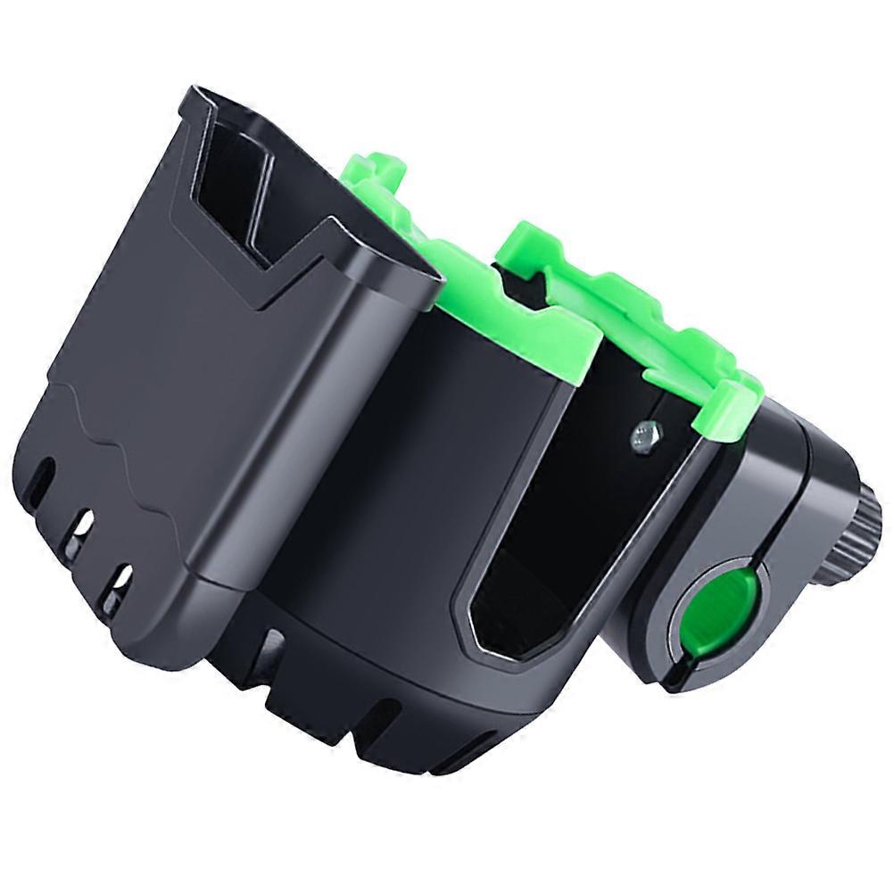 Bike Water Bottle Holder for Home Black ABS Rubber Material Suitable for Various Bikes 2 in 1 Design 3.5 x 2.1 Inches