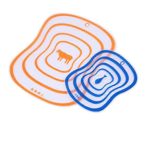 Frosted cutting board with non-slip design Transparent thin cutting board for kitchen L