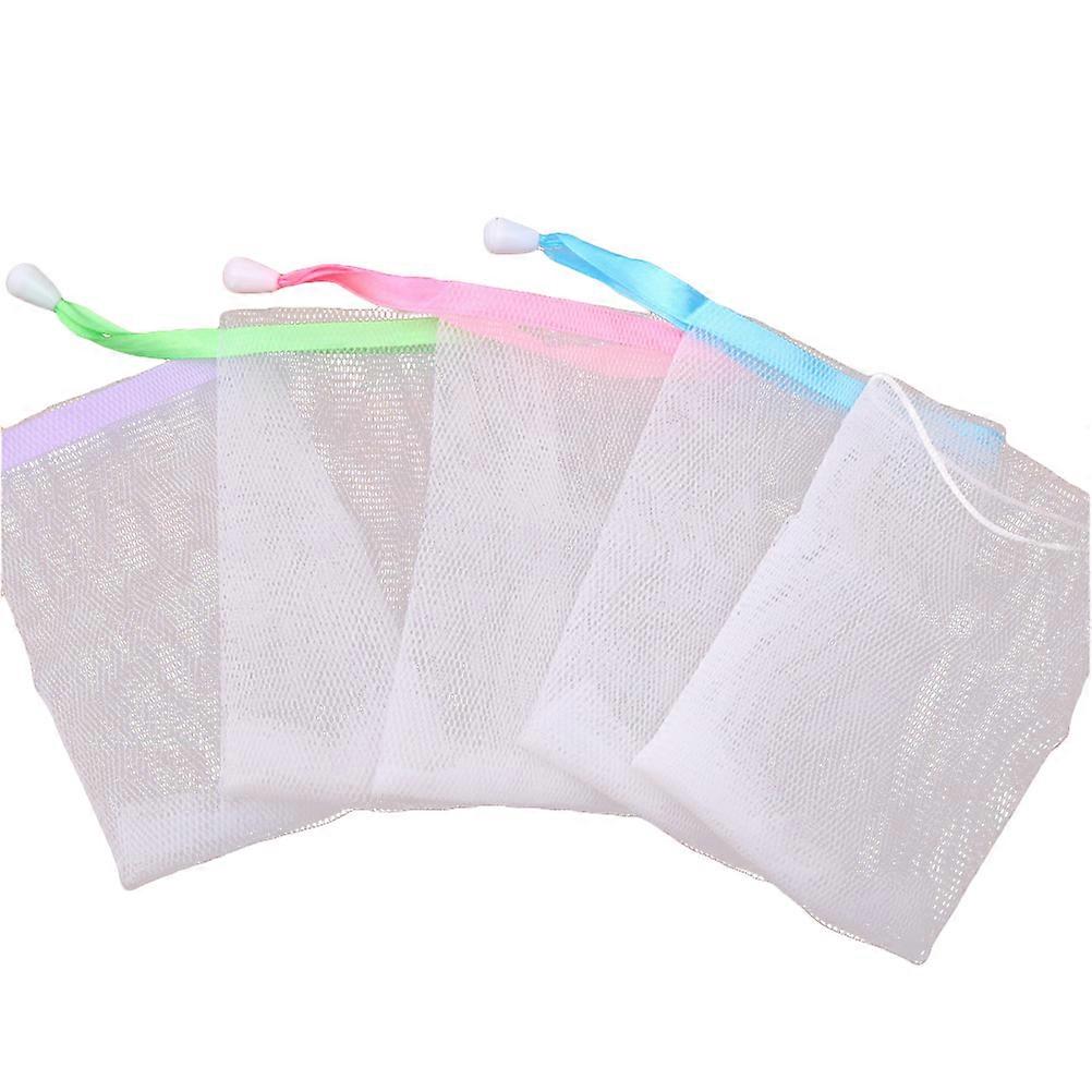 Body Scrubber 10Pcs Bubble Foaming Net Handmade Tool For Efficient Cleaning During Shower Routine
