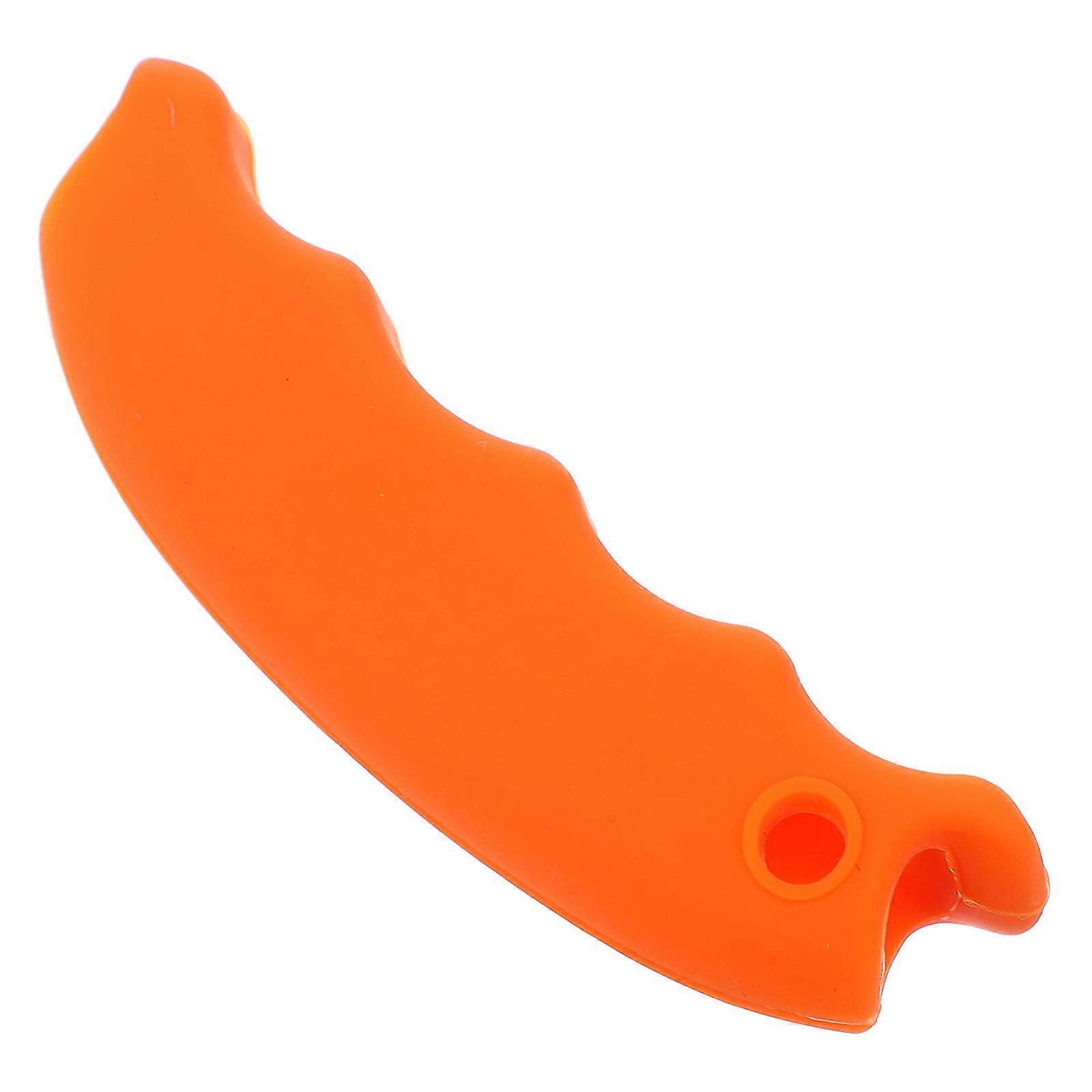 Silicone Holder for Shopping Material Comfortable Experience 9x2.3x2.5cm Orange