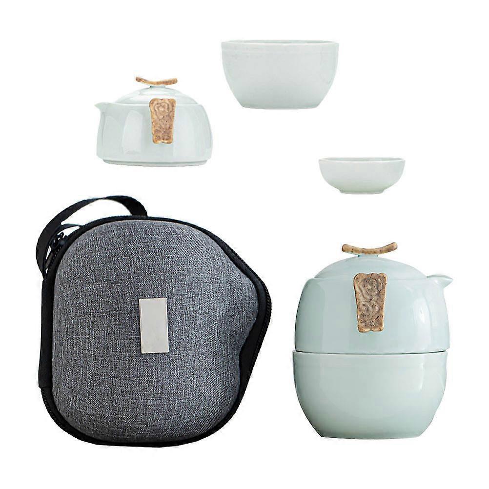 Outdoor Use Tea Pot Cup Set Retro Style Ideal For Personal Collection Featuring Easy To Clean 1 Set