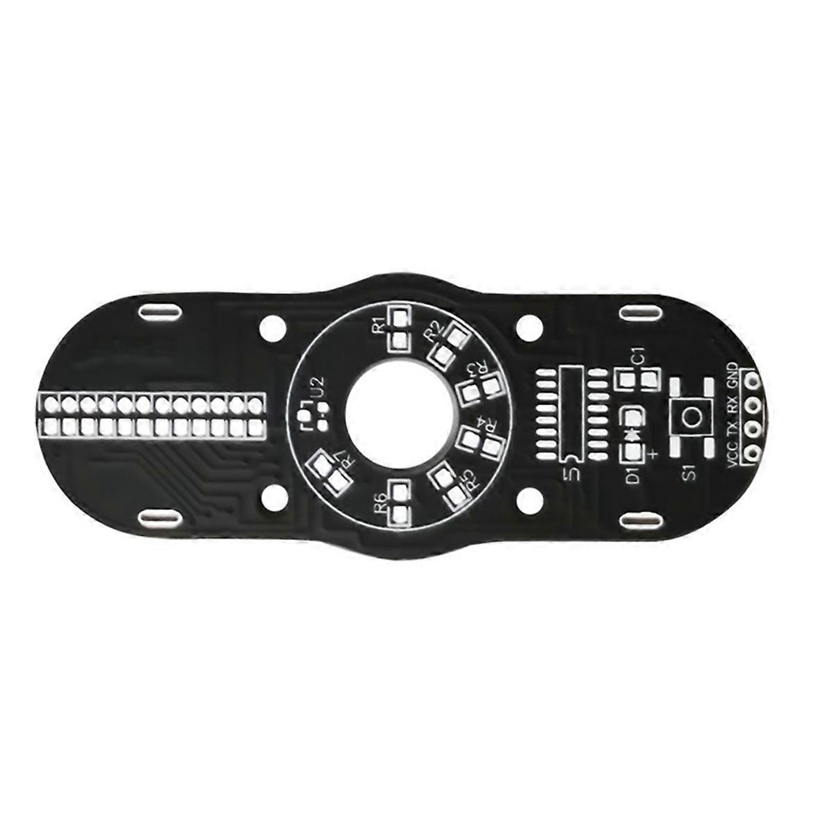 LED Flashing Finger Tip Gyroscope DIY Electronic Kit 51 Microcontroller Circuit Board Welding Assem