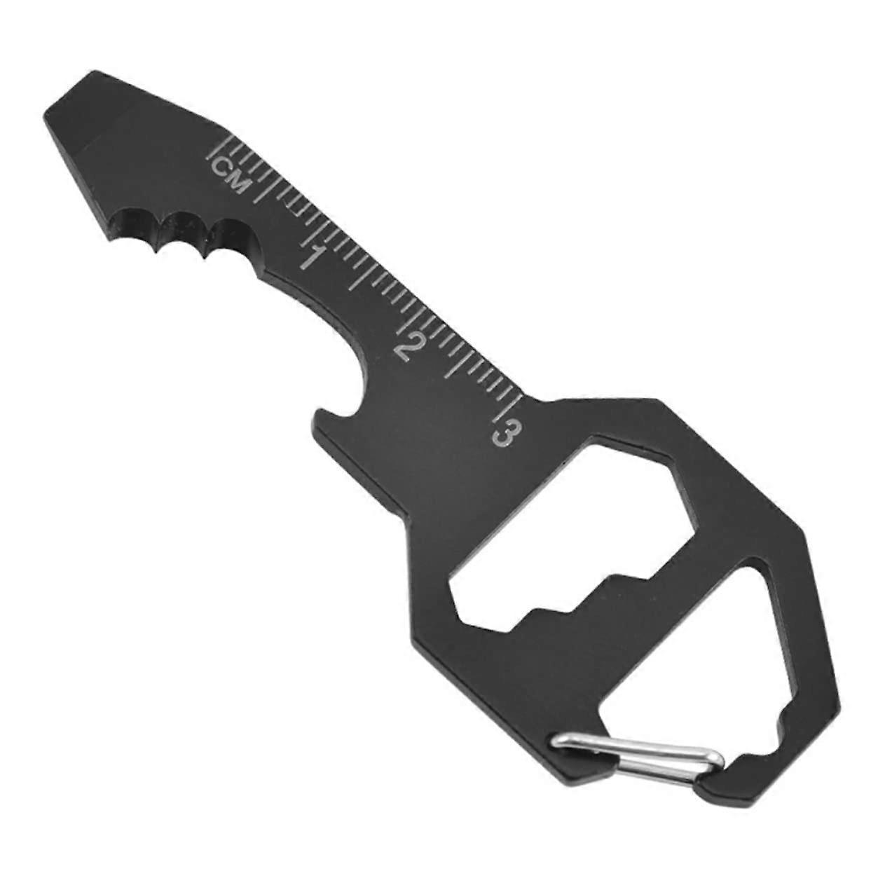 Bottle Opener Key Tool Utility Multi Steel, Stainless Steel Keychain Bottle Opener, Compact Multi-Tool for Keys