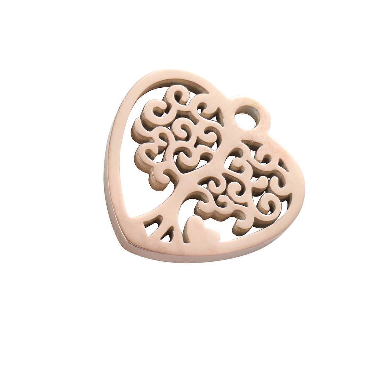 Heart Shaped Jewelry Charm, Robust Titanium Steel Perfect for Craft Enthusiasts