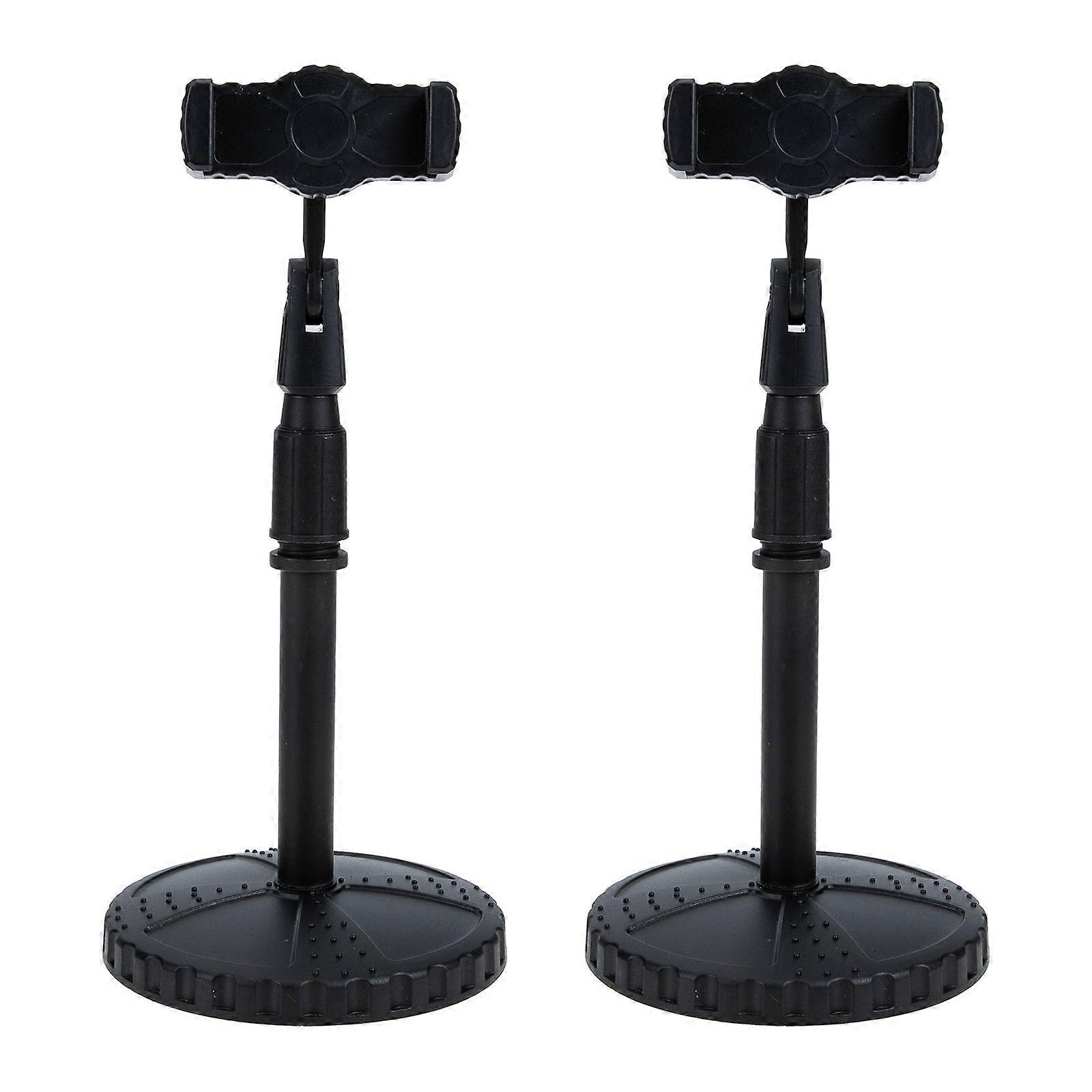 Foldable Sturdy Plastic Phone Stand Multi-Function Mobile Phone Holder For Office 27x13cm 2Set