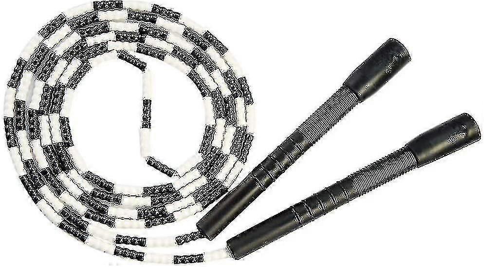 Jump Rope - Soft Beaded Segment Ping Rope - Adjustable Tangle-free Fancy Rope For Workout