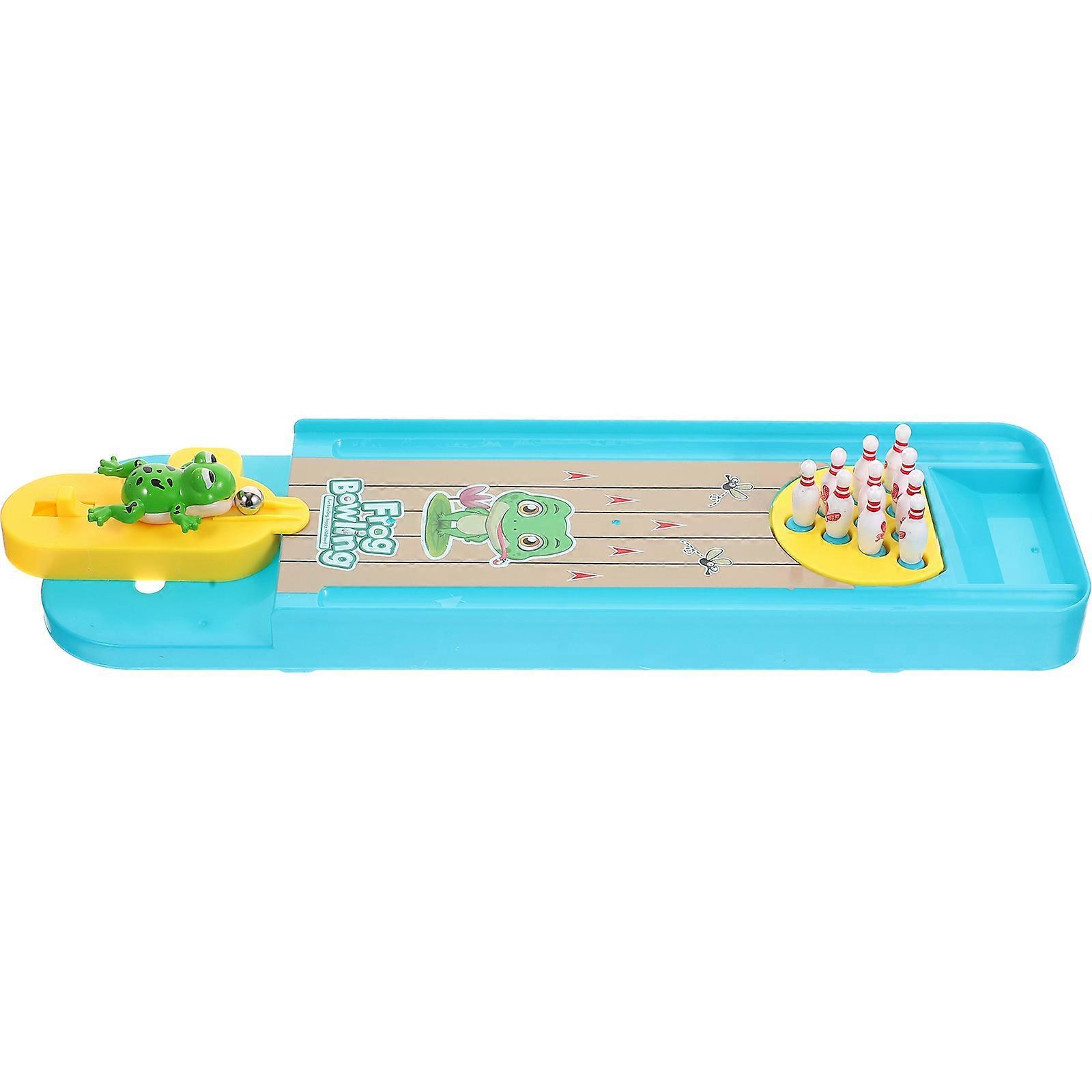Mini Bowling Game Props for Leisure and Entertainment Assorted Color Abs Polymer Encourage Observation Enhancement 1 Set
