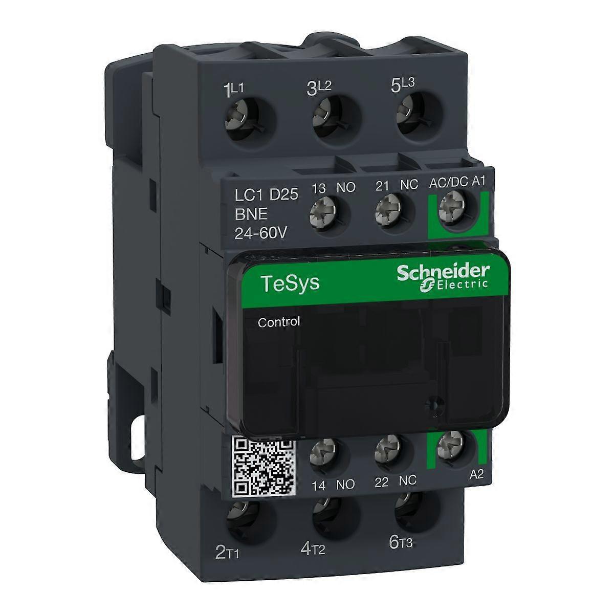 Schneider Contactor 3pst 25a 24v Ac/dc Tesys D Lc1d25bne