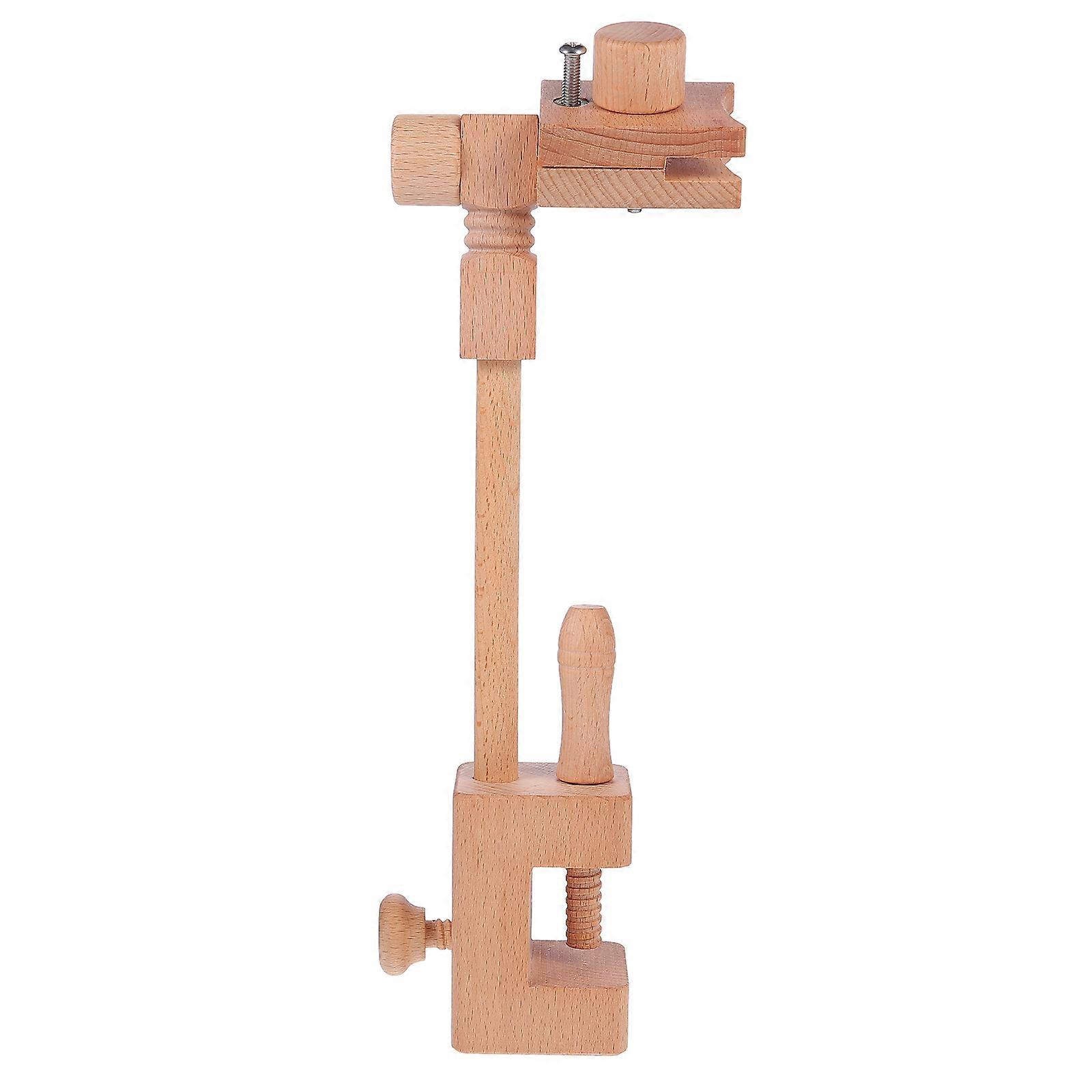Chocolate Embroidery Rack with Adjustable Spacing for Home Use 360 Degrees Rotating Round and Square Stretching