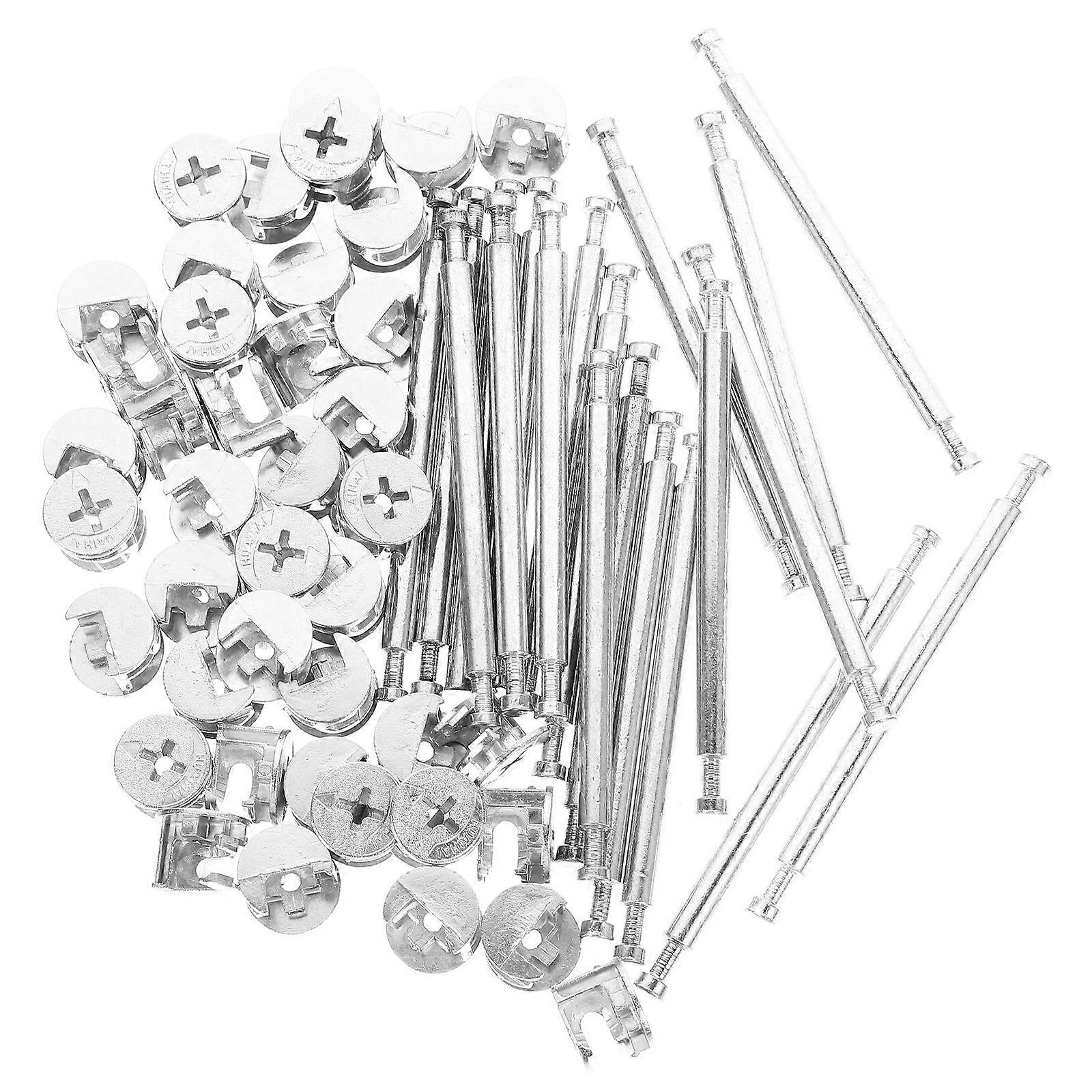 20 Pack Heavy Duty Cam Fittings Connector Kit for Furniture Assembly – Easy Install Fasteners for Cabinets, Wardrobes & Office Furniture Panel