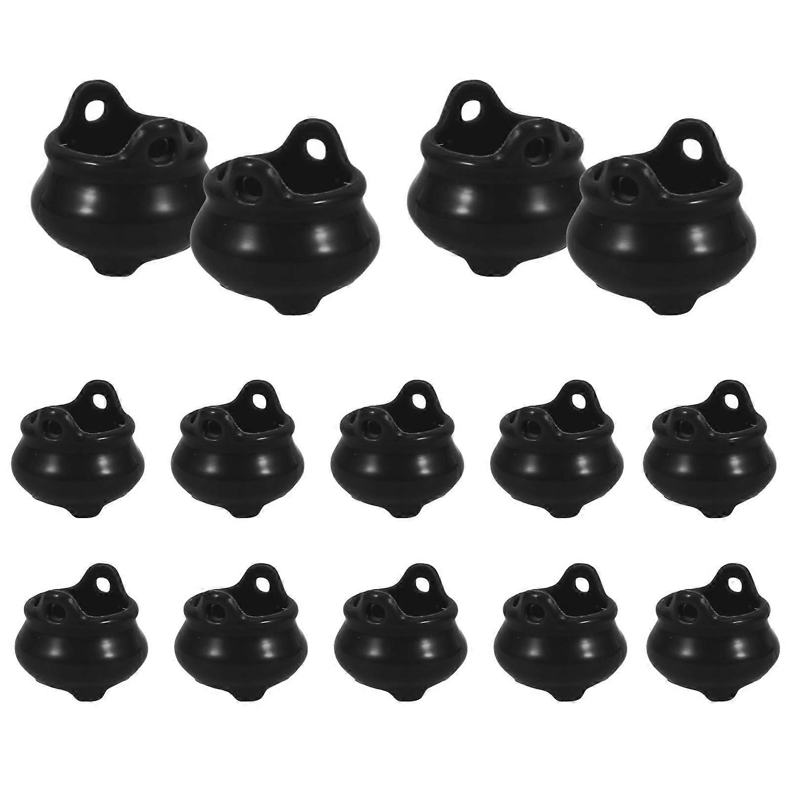 Halloween Cauldron Miniatures Plastic Mini Cauldron Decoration 20Pcs Set