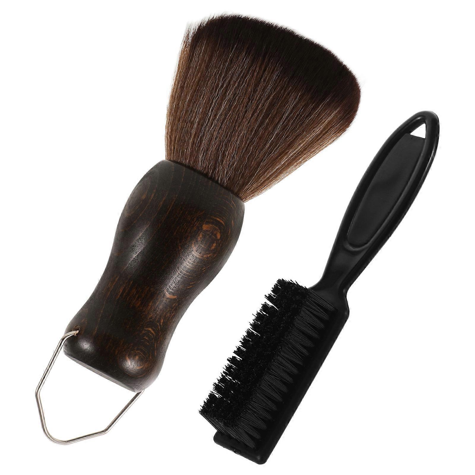 Wood and Plastic Beard Brush for Men with Ergonomic Handle Design and Soft Bristles for Beard Grooming Assorted Color