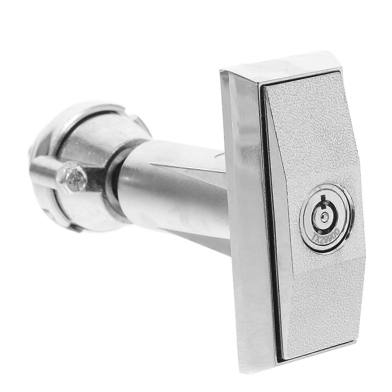 OUNONA 1 Set Universal Zinc Alloy T Handle Vending Machine Lock with Keys High Security Replacement for Snack Machines