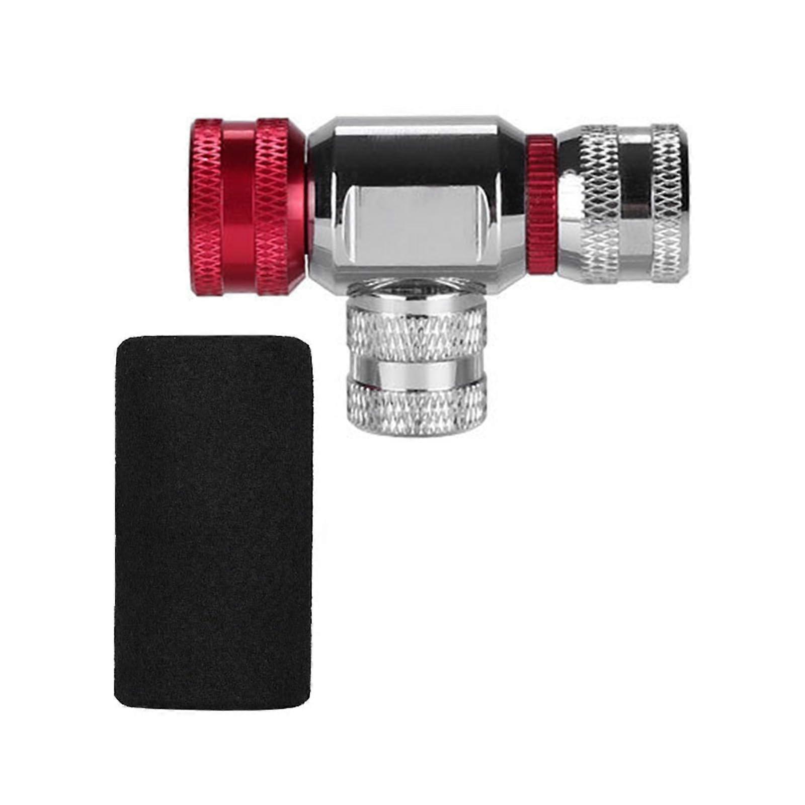 Mountain Bike CO2 Inflator Head Replacement Quick Pump Compatible With Insulated Sleeve for CO2 Tire Inflation