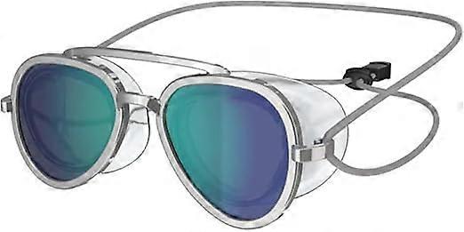 Pilot-Design Wide-Angle Swimming Goggles Adjustable Anti-Fog UV Protection Non-Slip For Swimming And Diving Size 2