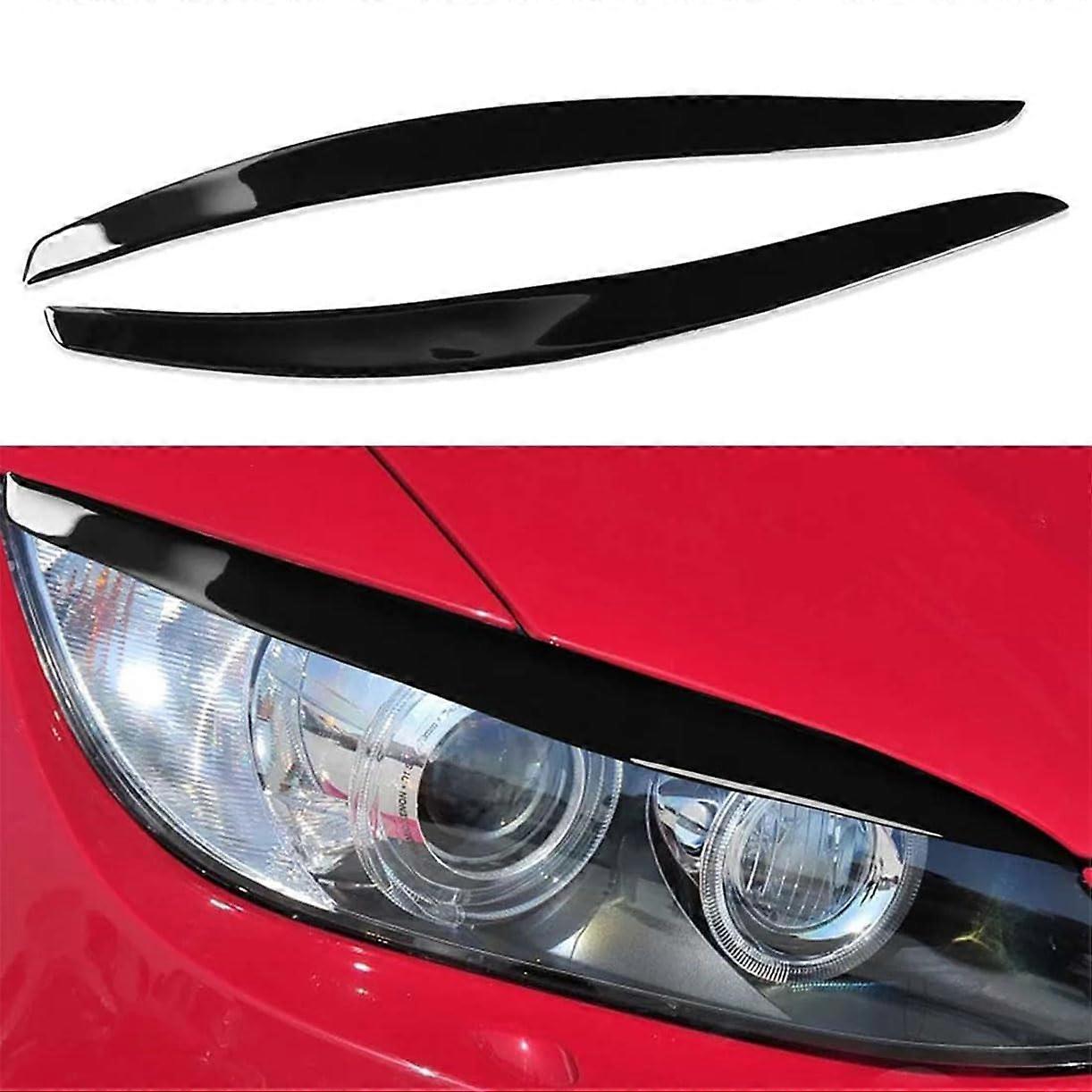 Headlight Eyebrow Trim Cover For BMW 3 Series E92 E93 M3 2-Door Coupe 2006-2012 Eyebrow Eyelid Trim Front Lamp Accent