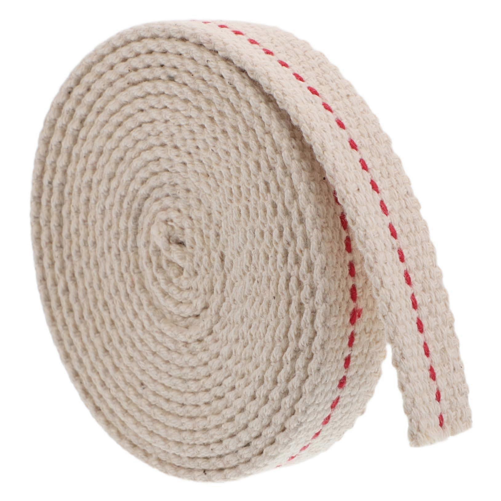 Pure Cotton Flat Wick for Kerosene Lamps - Easy Replacement Wick for Oil Lanterns, Burners, and Camping Use