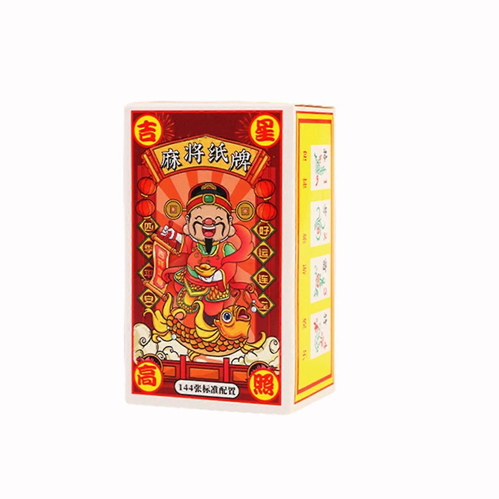 Small Mahjong Paper Card Plaything Thinking Exercise Puzzle Game Novelty Birthday Gift