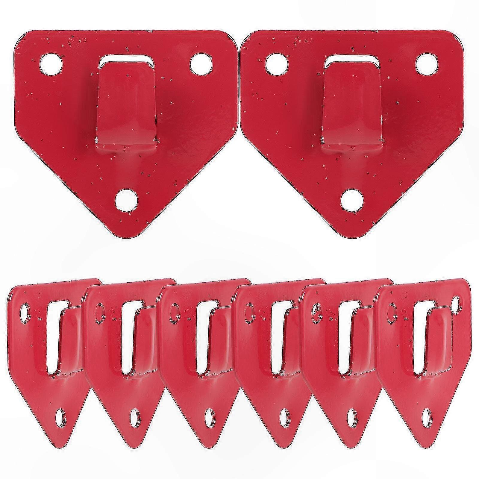 Heavy Duty 8 Pack Wall Mount Fire Extinguisher Brackets Hooks Holder Set