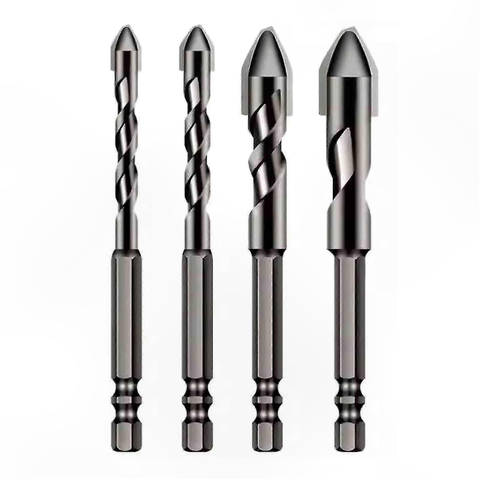Tile Drill Bit Set, 6-12mm Multi-Purpose Eccentric Head for Ceramic and Glass Drilling