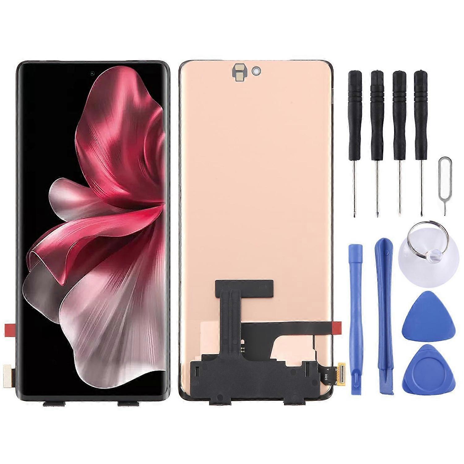 OLED Screen with Fingerprint For vivo V30e V2339