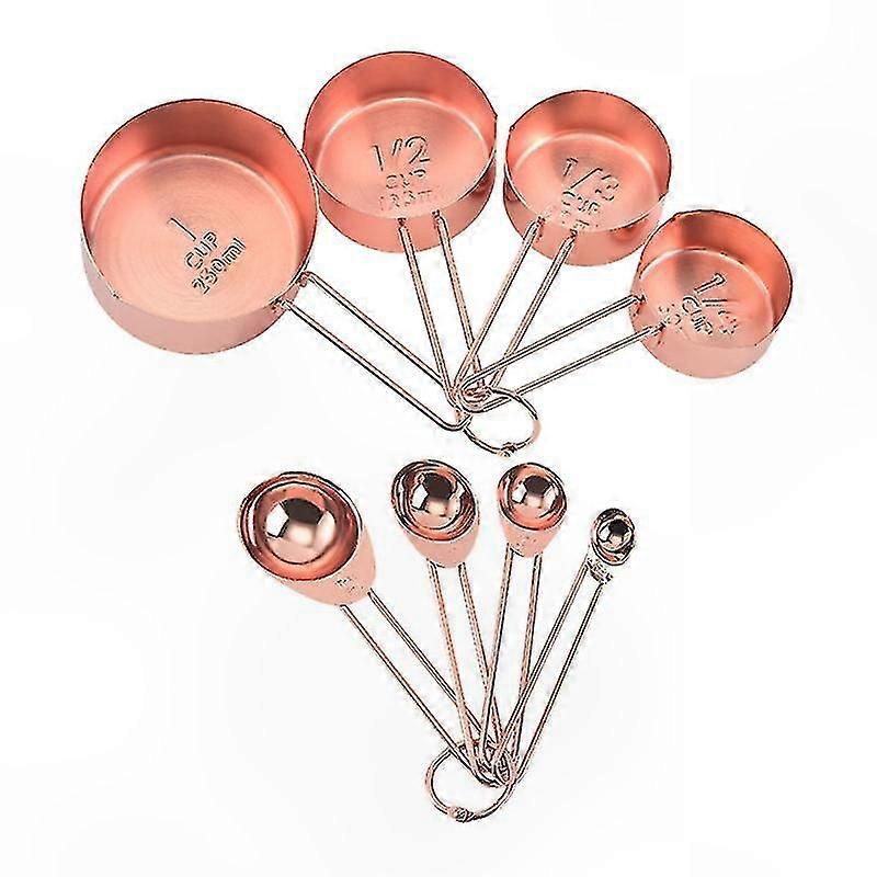 Kitchen Measuring Spoon Set, 8 Pieces for Baking and Cooking