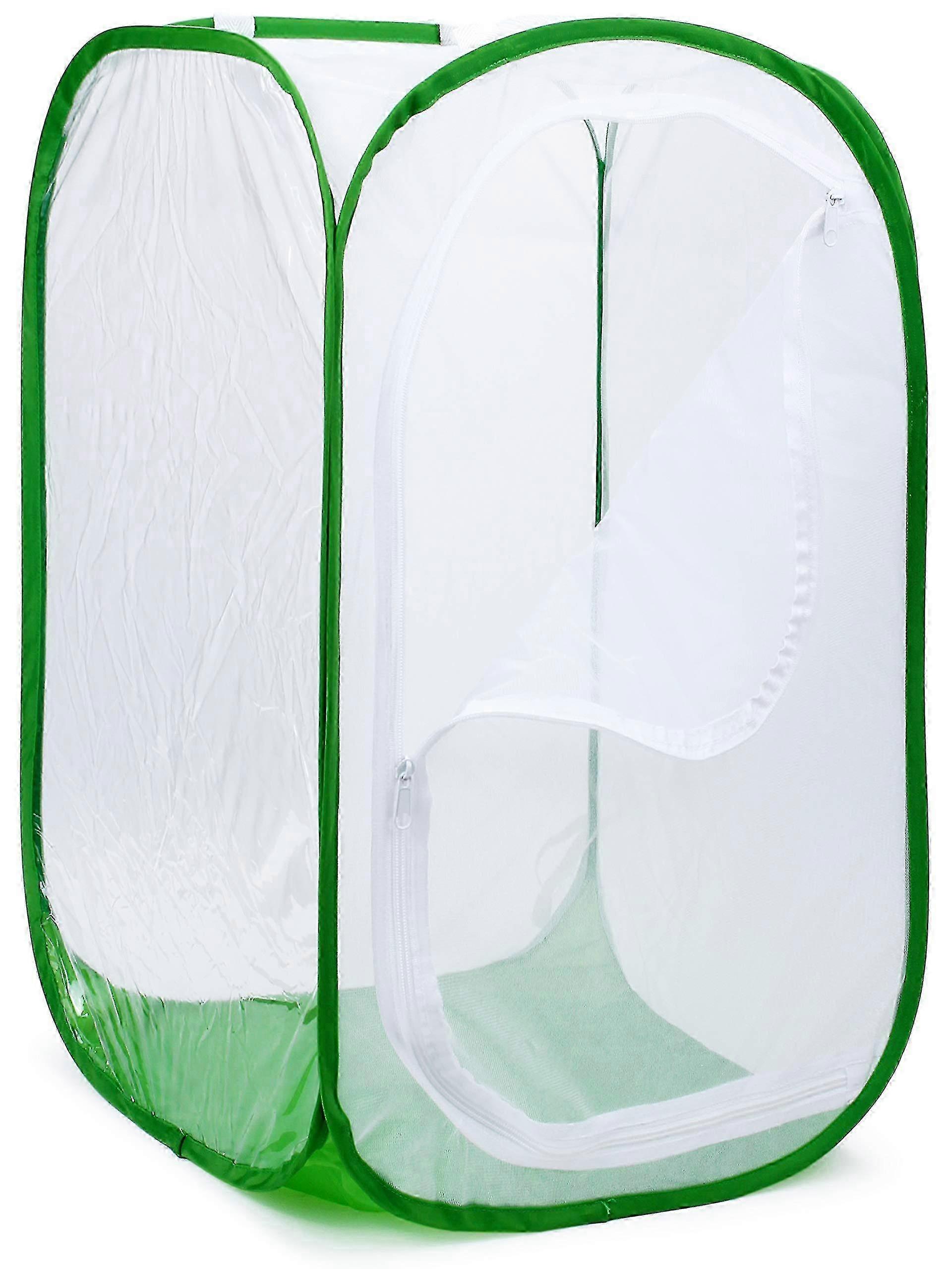 Giant Collapsible Insect Mesh Cage - Extra Large Monarch Butterfly Habitat Terrarium with Pop-up Design