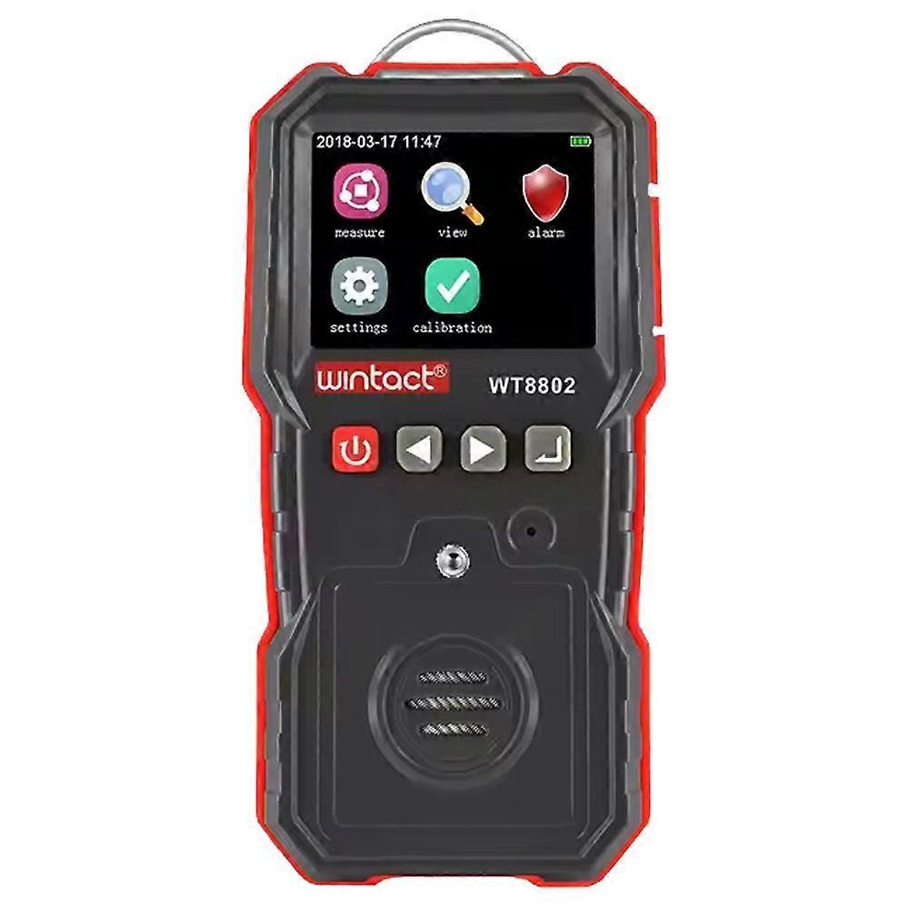 WINTACT WT8802 Hydrogen Sulfide Monitor Professional Rechargeable Gas Sensor High Sensitive Alarm