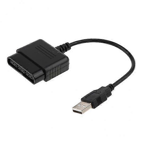 2x USB Controller Adapter for PS2 to PS3/PC - Play PS2 Games on PC with Dual USB Converter Cable
