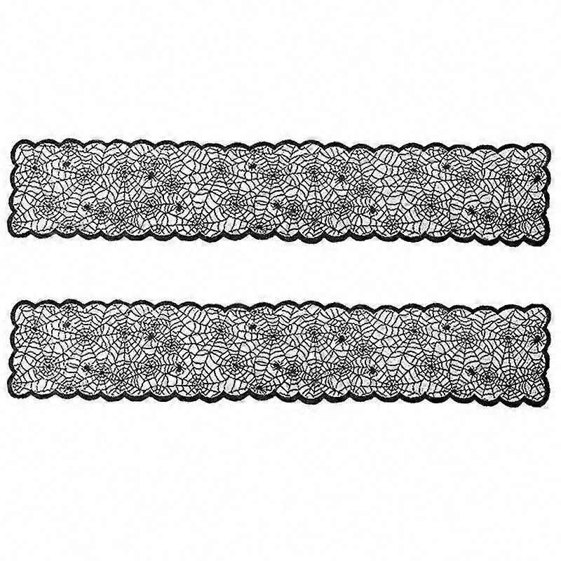 2pcs Lace Web Table Cover for Dining Decor