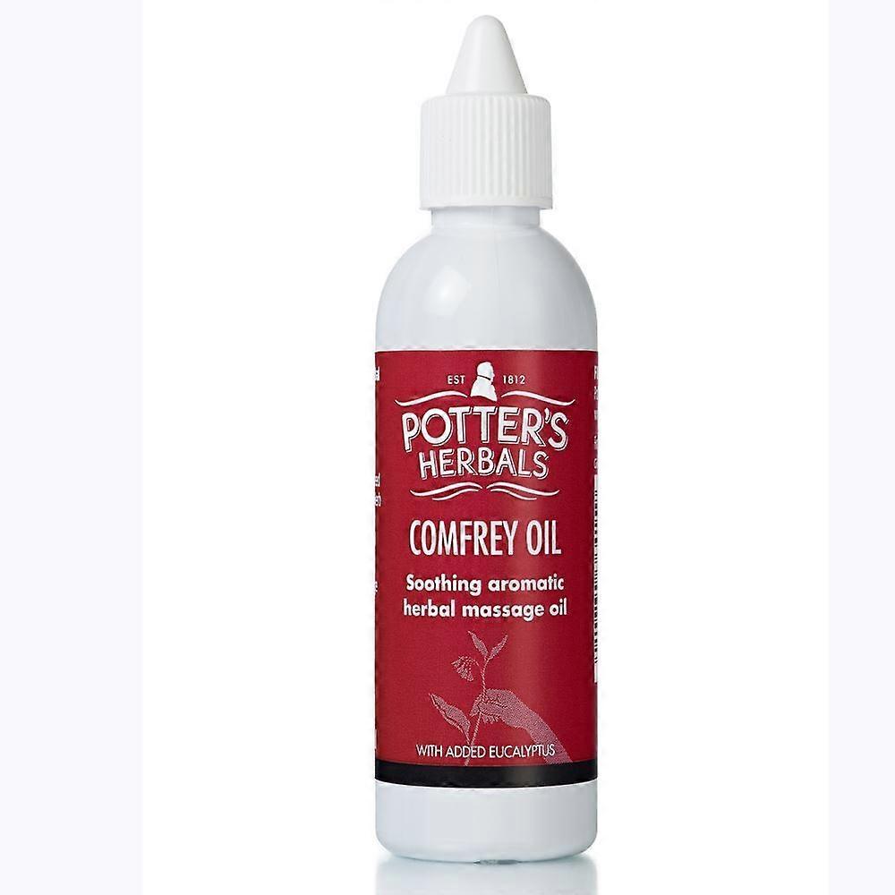 Potters Comfrey Oil with Eucalyptus 75ml - 4 Pack
