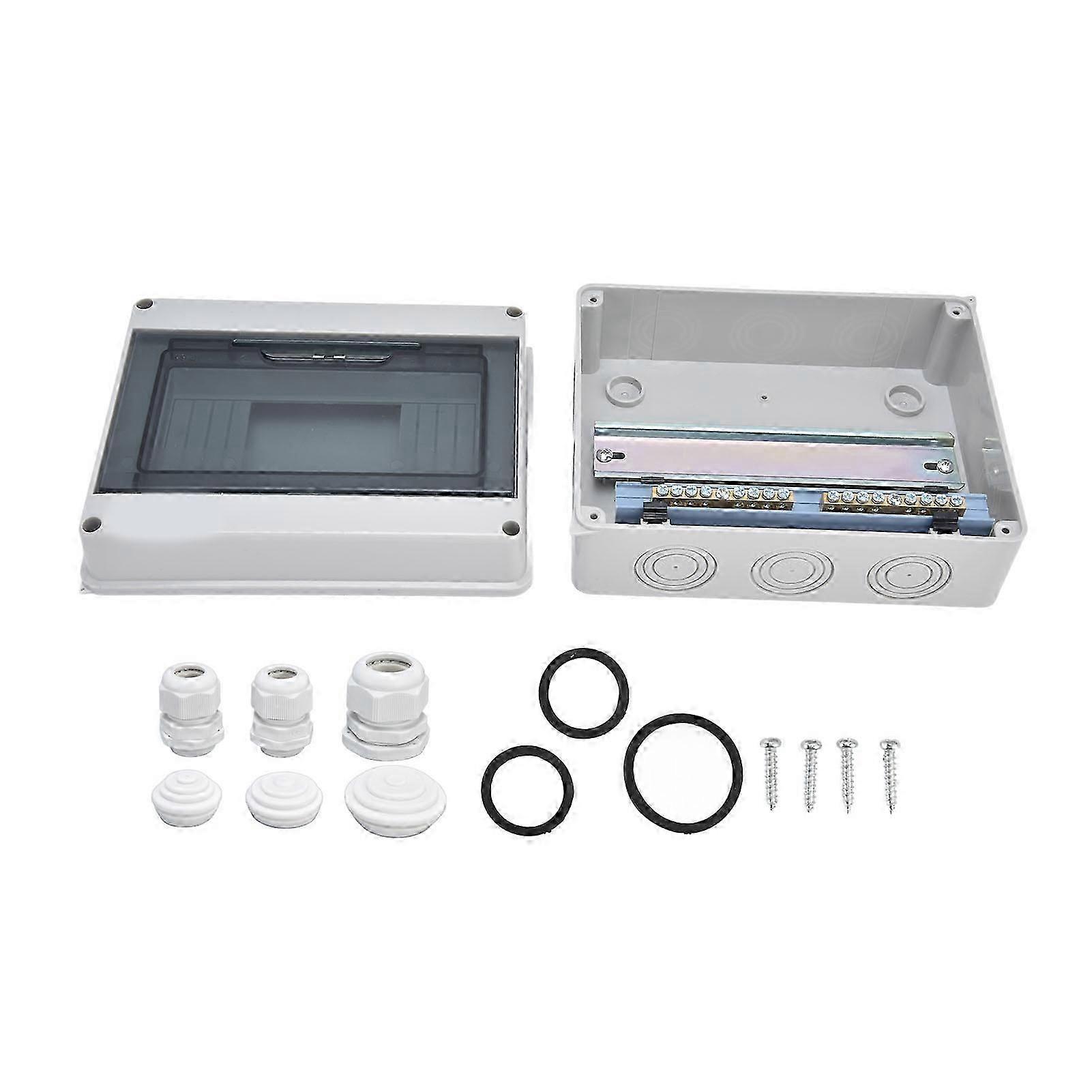 IP65 Waterproof Distribution Box 8 Way Outdoor Electrical Junction Case for Circuit Breaker