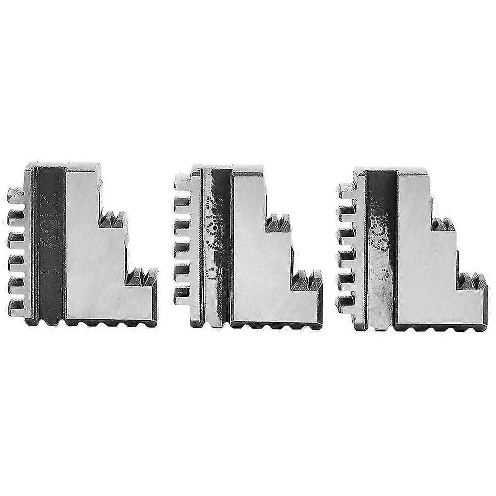 3 Stück K11-100 Innenbacke 4-Zoll-Spannfutter 20CrMnTi Hochfeste Spannbacke mit langer Lebensdauer