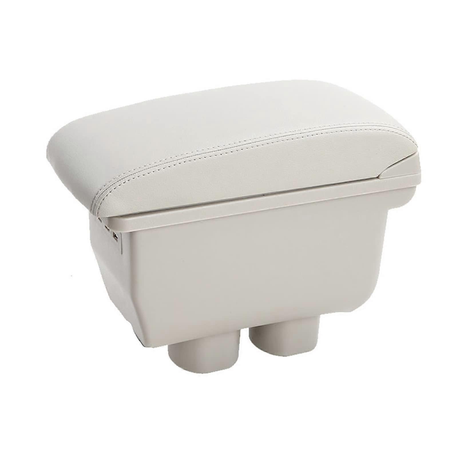 Center Armrest Box For Nissan Tiida Sylphy Versa Latio 20072017 Leather Storage Retrofit Adds Extra Storage Beige