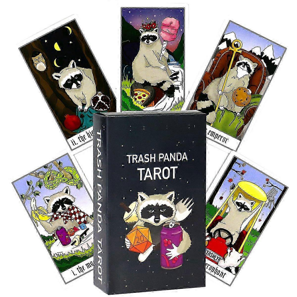 Trash Panda Tarot Deck: Raccoon Oracle Cards for Beginner Readings