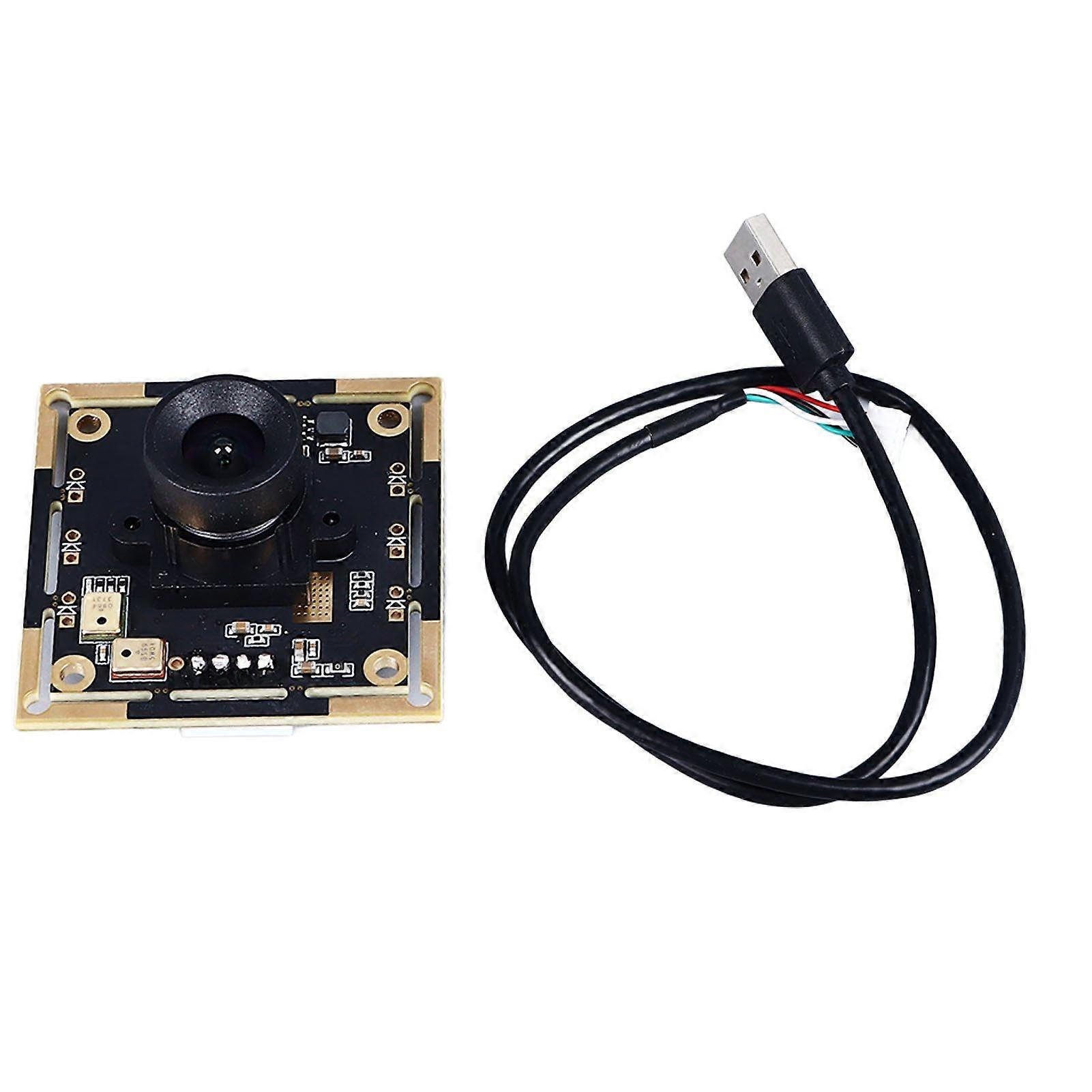 USB Camera Module Plug and Play 4MP 120FPS 100 Degree Free Distortion OV4689 Camera Board with Dual Microphone