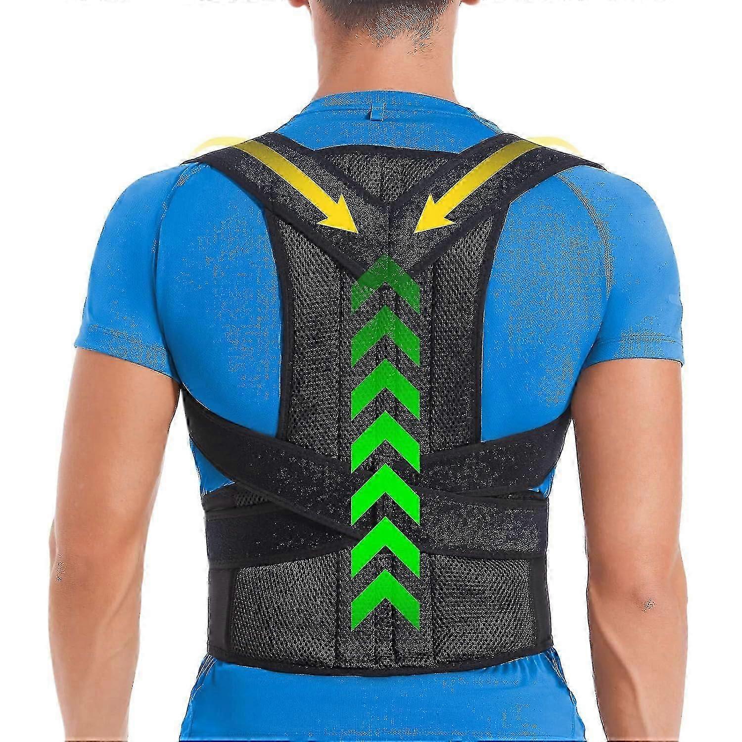 Posture Corrector For Women And Men, Brace For Upper And Lower Back Pain Relief, Adjustable And Fully Back Support Improve Back Posture