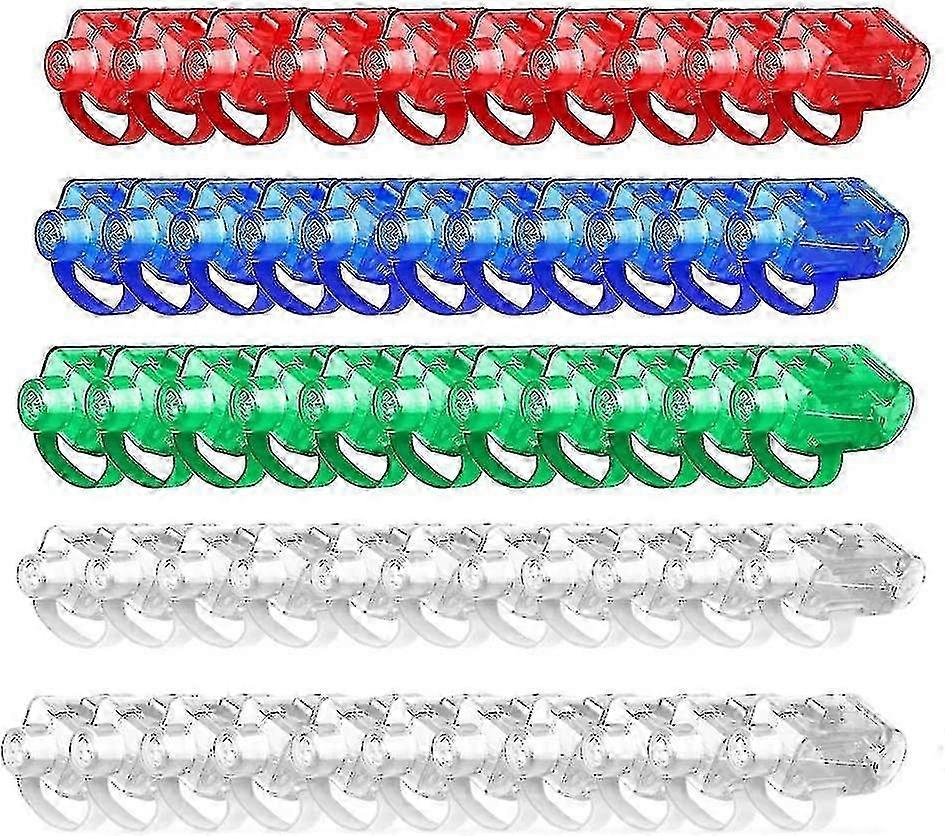 50 led-sormenvaloa, erittäin kirkas led-sormivalo, sytytä lelujuhlatarvikkeet. (väri)