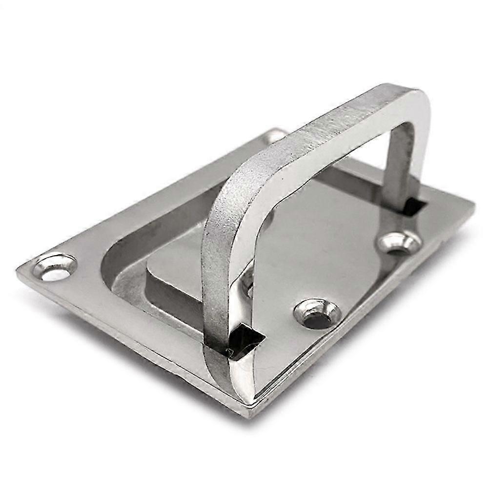 Rustfritt stål 316 Flush Lift Ring Hatch Pull Handle Skapskap Båt