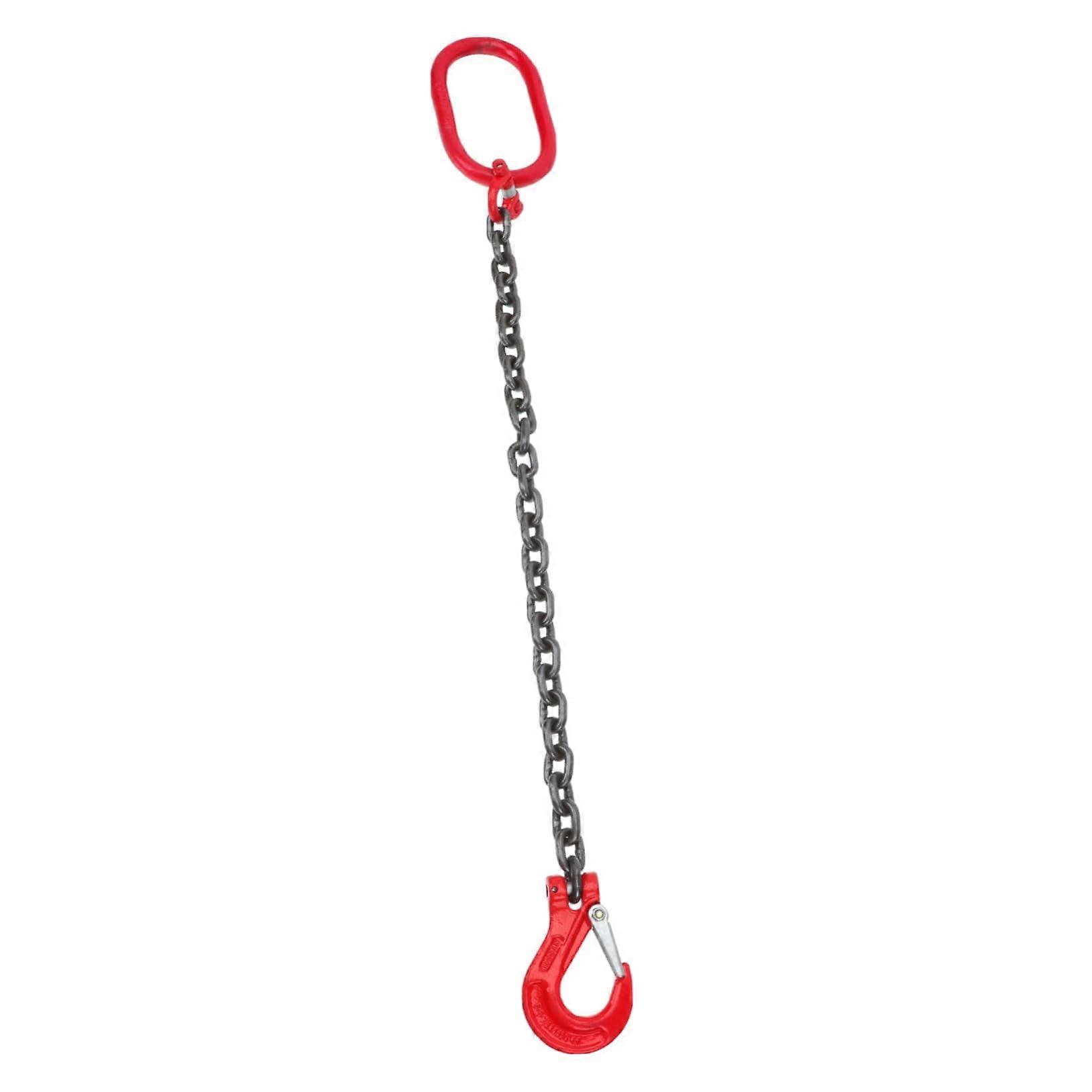 Lifting Sling Chain Hook HeavyDuty Steel Construction For Industrial Use Size Standard